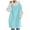 zf-Sky Blue, variant on fartey Womens Long Hoodies Zip Up Solid Sweatshirt Jacket Long Sleeve Cozy Shirt Comfy Outwear Plus Size Hooded Coat