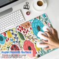 thumbnail image 4 of Long Mouse Pads for Desk,Pioneer Flower Floral Print Pattern Desk Mats on Top Of Desks, Desk Mouse Pad Extra Large with 3mm Non-Slip Base and Stitched Edge for Gaming,Office,Work,Home 31.5"x15.7", 4 of 6