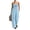 Light Blue, variant on Strapless One Piece Jumpsuits Womens Off Shoulder Wide Leg Linen Jumpsuit Sleeveless Summer Vacation Jumper Pink, 2XL