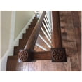 thumbnail image 2 of 3 1/2"W x 3 1/2"H x 1/2"P Reese Round Rosette, Alder, 2 of 14