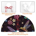 thumbnail image 7 of Cauagu 36" Christmas Tree Skirt Humming Bird Pattern Christmas Tree Decorations Tree Mat for Xmas Decorations Occasion Holiday Home Decor -36", 7 of 7