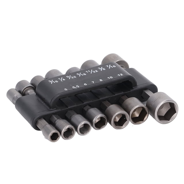 Juego de Destornilladores de Tuerca ANGGREK Acero 40CR 1/4 Pulg