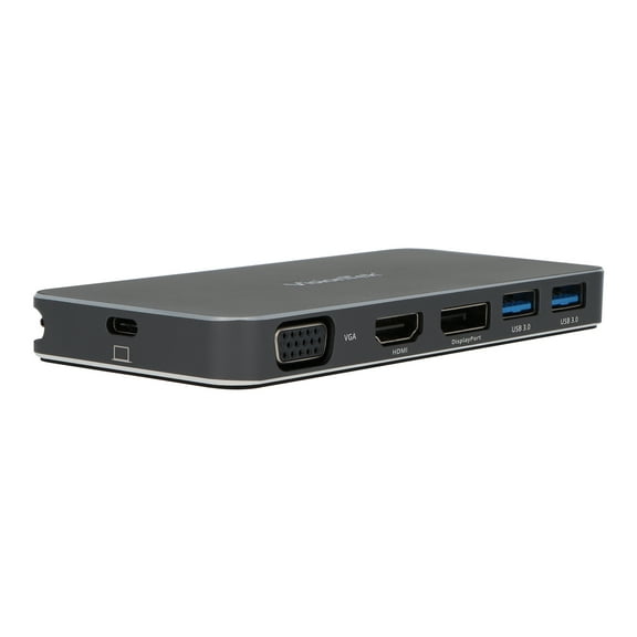 VisionTek VT210 Dual Display USB-C Docking Station with Power Passthrough - for Notebook - 100 W - USB Type C - 2 Displays Supported - 4K, Full HD, HD - 3840 x 2160, 1920 x 1080, 2048 x 1152, 1280 ...