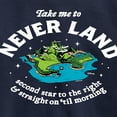 thumbnail image 3 of Disney - Peter Pan - Take Me to Neverland - Second Star to the Right - Toddler And Youth Crewneck Fleece Sweatshirt, 3 of 5