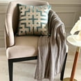 thumbnail image 3 of Decorative Pillow Covers With Zippers, Decorative Teal & Light Beige 22"x22" (55x55 cm) Pillow Covers, Velvet Greek & Applique & Foil Throw Pillow Covers, Geometric Pattern - Greek Maze, 3 of 10