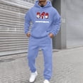 thumbnail image 2 of VBTAPA Mens Track Suits 2 Piece Set Christmas Hoodie Sweatsuit Oversized Pullover Hoodie with Jogger Pants Casual Sports Outfits Sets Xmas Gift Light Blue XXL, 2 of 8