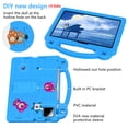 thumbnail image 3 of Dteck Kids Case for Walmart onn. 11" Tablet Pro 2024 Model (100146660), EVA Shockproof Cover with Shoulder Strap Stand Handle, Fun DIY Figures Accessories for Onn 11" Tablet Pro 2024,Blue, 3 of 6