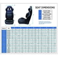 thumbnail image 2 of NRG Innovations FRP-311 Siège de Coussin/seau Lombaire Style Course (Moyen), 2 of 8