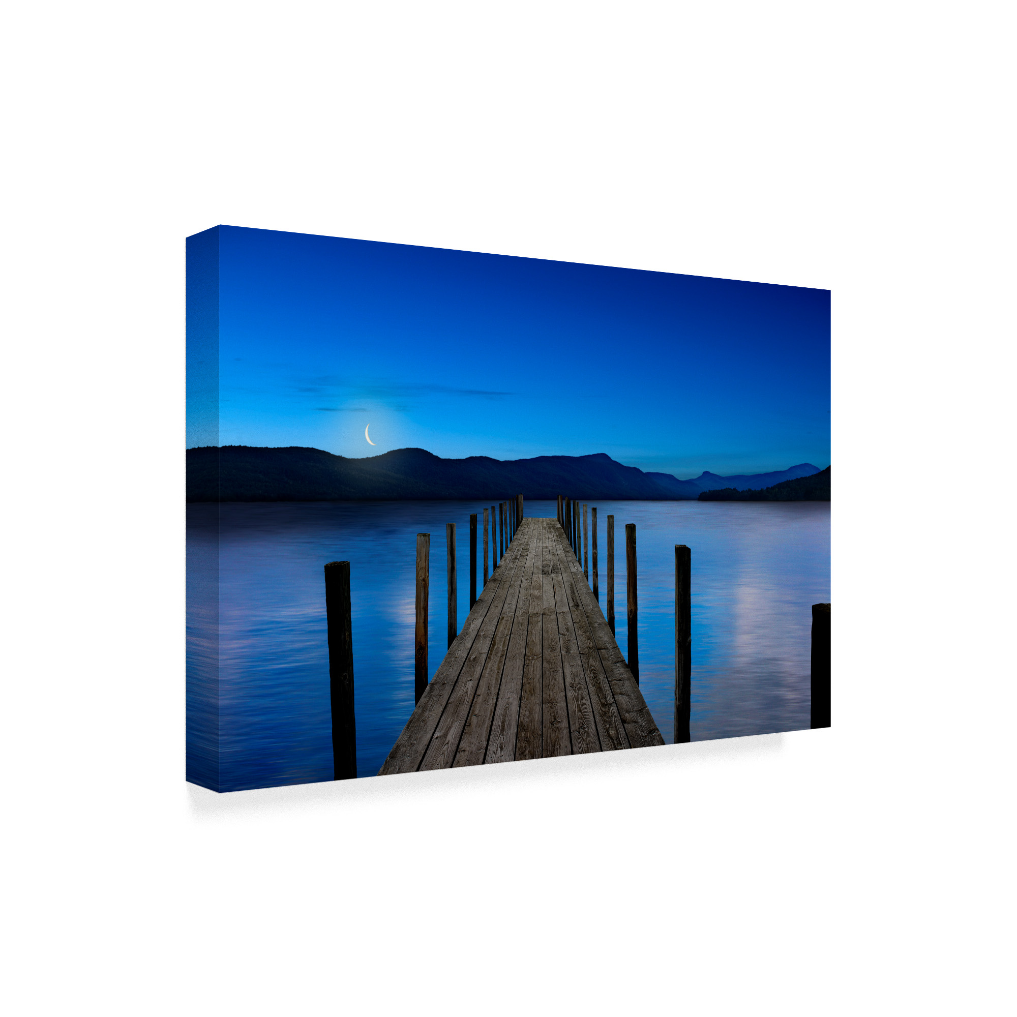 Trademark Fine Art 'Dusk & Water V' Canvas Art by James McLoughlin