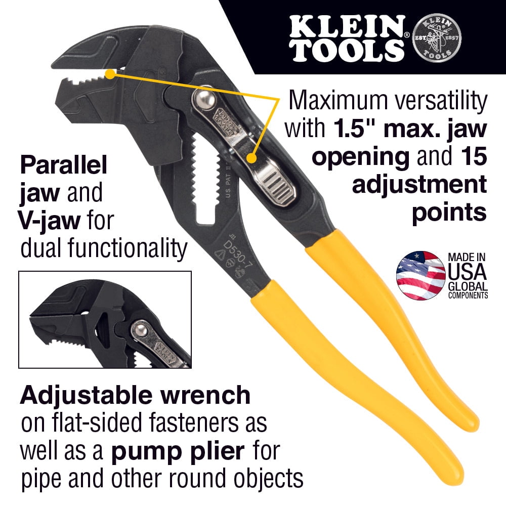 Klein Tools Plier Wrench Set, 2-Piece