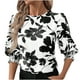 thumbnail image 1 of Eres Más Que una Camisa de Puntuación de Prueba, Verano Suelto Casual Cinco Cuartos de Manga Cuello Redondo Impreso para Mujeres, 1 of 6
