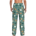 thumbnail image 3 of Goofa Flowe Rooster Printed Soft Pajama Pants for Men, Wide Leg Comfy Casual Lounge Yoga Pants-, 3 of 9