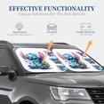 thumbnail image 4 of Cute Cartoon Stitch Car Windshield Sunshade Automotive Sun Shade for Cars SUV Trucks Keep Vehicle Cool-Small, 4 of 6