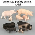 thumbnail image 4 of Inteprter Figuras de acción de animales de aves de corral de granja de simulación, modelo de guardería, dormitorio, adorno para el salón, Decoración 7g Tipo 5, 4 of 6