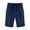 Navy, variant on Fsgntruao Bermuda Shorts for Women Elastic Waist Knee Length Casual Loose Drawstring Capri Pants with Pockets Wide Leg Summer Shorts
