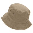thumbnail image 3 of Dual Horse Embroidered Bucket Hat - Khaki OSFM, 3 of 5