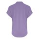 thumbnail image 4 of Camiseta sin mangas de verano para mujer, corte holgado, cuello en V plisado, sin mangas, bajo curvo, fluida, 4 of 5