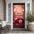 thumbnail image 6 of LUUFILx Valentine's Day Backdrop Banner for Party Background Decorations Romantic Celebration Photography Props Valentines Decors, 6 of 9