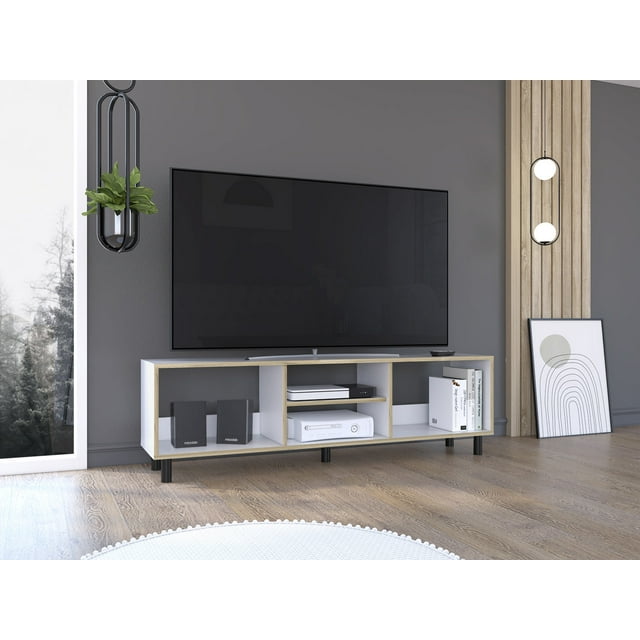 Mueble Mesa para TV 70pulg Blanco Café Excelsior