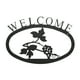thumbnail image 1 of Grapevine - Cartel de bienvenida grande(WEL-157-L) Village Wrought Iron WEL-157-L, 1 of 1