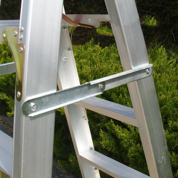 kurtrusly 2x Folding Step Ladder Hinge Tie Rod Ladder Hinge Attachment Stepladders Tie Rod Replacement Kit White