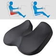 thumbnail image 4 of Office Chair Seat Cushion Memory Foam Coccyx Cushion for Computer Desk Chair Black, 4 of 8