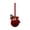 E, variant on BNNG Christmas Flocked Bell Ornament DIY Craft Kit - Vintage Style Jingle Bells for Holiday Tree Decor, Window Display Decorations, and Festive Home Hanging Ornaments(Red)
