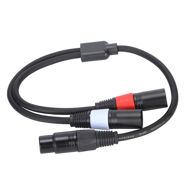 Xlr híbrra un cable doble masculino xlr de 3 pinos, proporcionando un sonido de sonido xlr original un cable doble xlr masculino para estudios para actuaciones en vivo