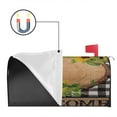 thumbnail image 2 of Buffalo Plaid Welcome Mailbox Covers Magnetic Letter Box Wrap Standard Size 21x18 Inch Mailbox Decor Post Letter Box Decoration for Outdoor Garden Yard, 2 of 5