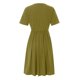 thumbnail image 5 of Moda mujer vestidos verano sólido Casual cuello en V manga corta botón vacaciones playa Mini vestido Fridja  qw6458, 5 of 5