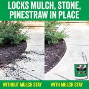 MULCH STAY Mulch & Stone Glue & Preservative Strongest Mulch Glue, Stops Washout, One Coat Advantage