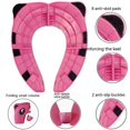 thumbnail image 2 of Asiento de orinal portátil mejorado con protector contra salpicaduras para niños pequeños, asiento de orinal de viaje plegable, almohadillas antideslizantes, asiento de entrenamiento para ir, 2 of 5