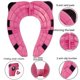 thumbnail image 2 of Asiento de orinal portátil mejorado con protector contra salpicaduras para niños pequeños, asiento de orinal de viaje plegable, almohadillas antideslizantes, asiento de entrenamiento para ir, 2 of 5