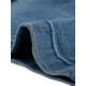 thumbnail image 5 of Chaqueta de mezclilla corta para mujer Chaqueta de mezclilla ajustada con mangas casquillo Azul Medio XL, 5 of 5