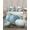 LightBlue, variant on Bedding Flat Sheet - Hotel Quality Queen Top Sheet - Cute Fox Lying in Orange Maple Leaves Soft Breathable Microfiber Fabric Bed Top Sheet 1 Flat Sheet Only,Autumn Botanical