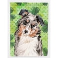 thumbnail image 1 of Carolines Treasures BB9537CHF Drapeau de Maison en Toile Australia Shepherd St. Patricks, 1 of 4