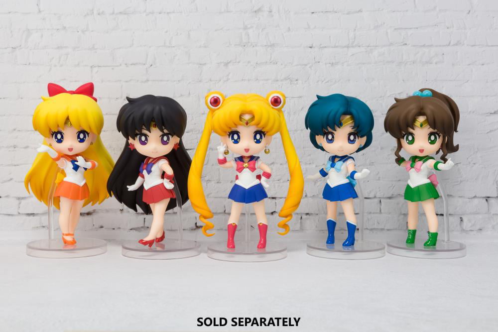 Bandai Tamashii Figuarts Mini Sailor Moon Sailor Mercury 3.5" Action Figure USA 