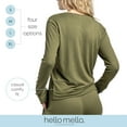 thumbnail image 3 of Hello Mello Best Day Ever Lounge Sweater Long Sleeve Pajama Top, Lazy Day (Women's), 3 of 7
