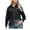 Black, variant on FAIWAD Women's Shirts Casual Long Sleeve Lapel Button Down Casual Lightweight Work Tops
