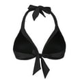 thumbnail image 5 of Hilor Women's Push up Halter Bikini Top Ruched Swim Top Bra, 5 of 5