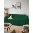 thumbnail image 6 of Pure Olive Green Couch Cover Sofa Covers 3 Cushion Sectional Couch, Simple Solid Color Washable Sofa Covers Slipcover Sectional Sofa Cover, Furniture Protector 71"x150", 6 of 9