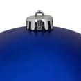 thumbnail image 3 of Northlight Shatterproof Matte Royal Blue Christmas Ball Tree Ornament 8" (200mm), 3 of 4