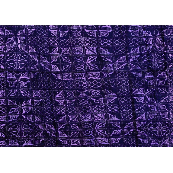 Ahgly Company Indoor Rectangle Abstract Pink Modern Area Rugs, 7' x 9'