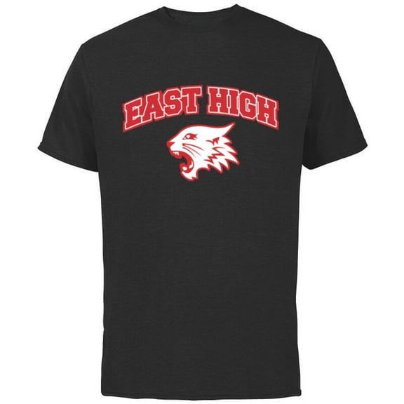 Disney High School Musical The Musical The Series East High - Short Sleeve Cotton T-Shirt for Adults - Customized-Black