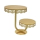 thumbnail image 2 of Soporte de exhibición para pastel Sunnimix de 2 niveles bandeja para servir dorado, 2 of 8