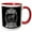 Red/White, variant on 3drose, Never Underestimate the Power of a Woman Born in February - Aquarius, 11oz Mug