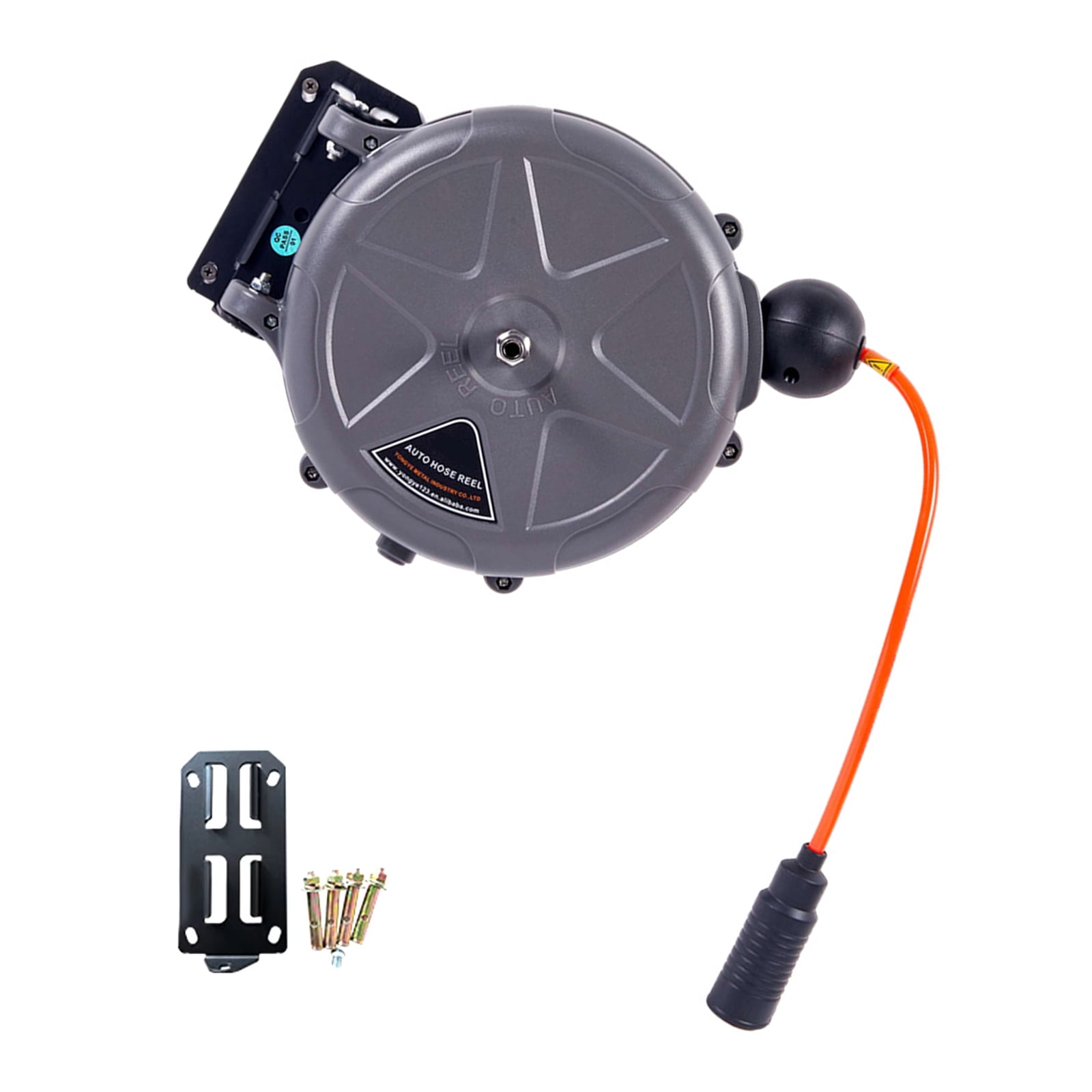 Automatic Retractable Hose Reel Car Wash Garden Irrigation Water Tube Rack Wall Mount High Pressures Waterpipes Roller