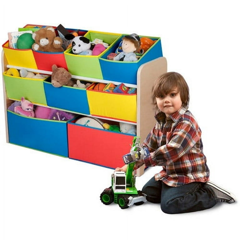 Deluxe Multi-Bin Toy Organizer with Storage Bins - Delta Children