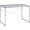 Grey+Silver, variant on Metal Sled Base Support | Ideal for Trendy Workspace Design | Visual Appeal and Stability Combined