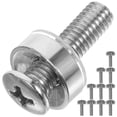 thumbnail image 1 of KAKOWELY 50pcs Cage Nut Server Rack Cage Nut Mounting Cage Nut Server Rack Screw M5 Rack Screw,0.79"X0.47"X0.39", 1 of 5